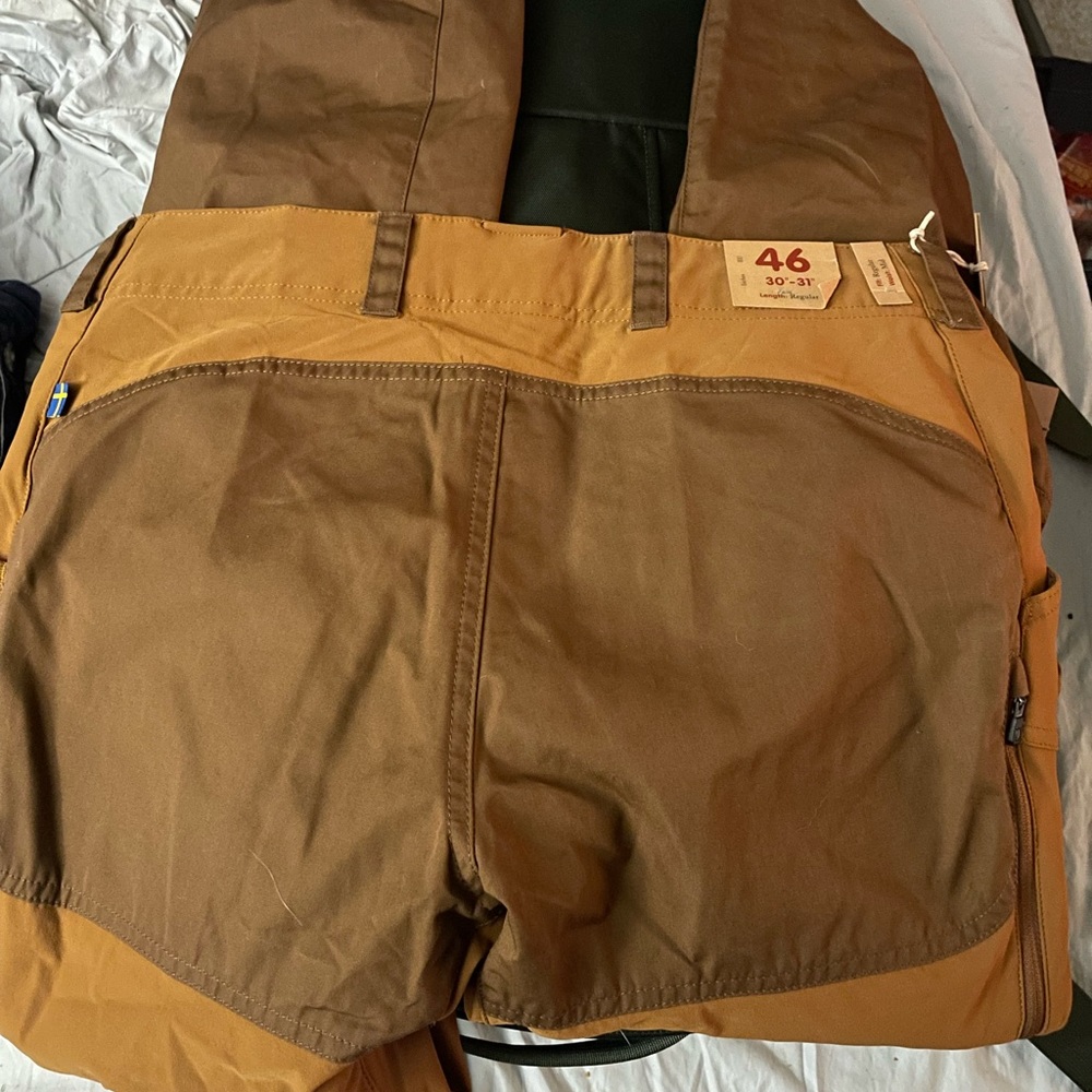 Fjallraven Keb trousers color timber brown- chestnut brand new - Picture 2 of 4